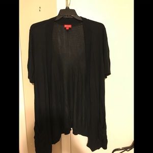 Black cardigan short sleeve